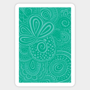 Blue Lagoon Pina Swirls Sticker